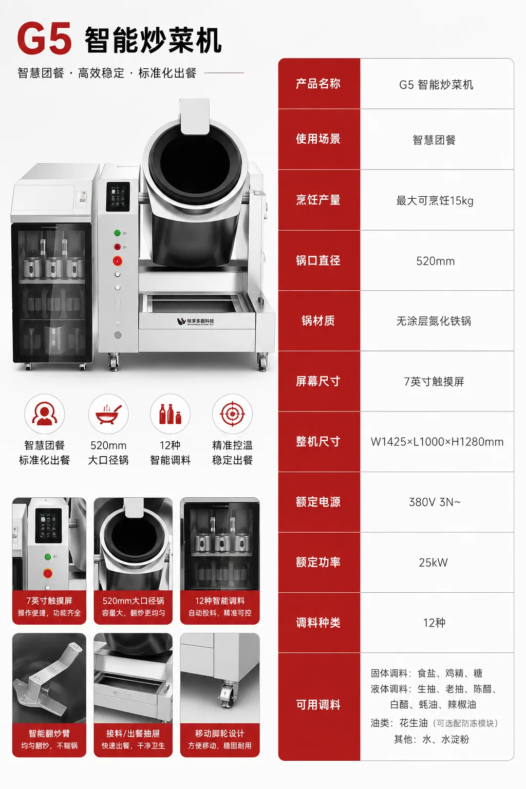 优特智厨 G5 智能炒菜机器人